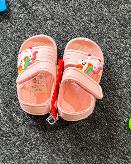Peach Kitto Fancy Girls Sandal