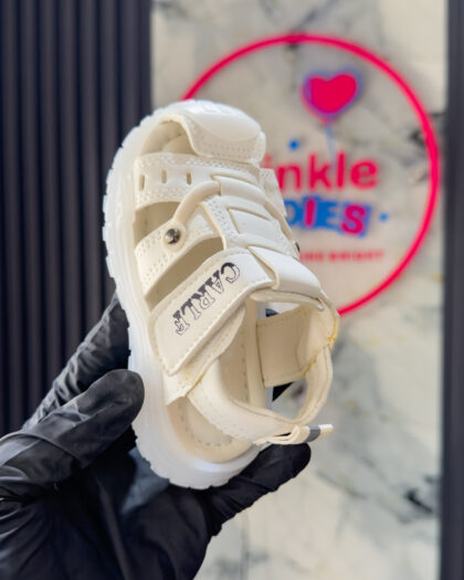 Toddler White Boys Sandals