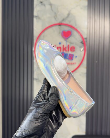 Kids Shiny Purple Girls Toms Shoe