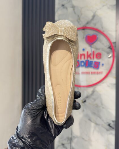 Kids Shiny Golden Girls Toms Shoe