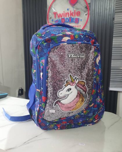 Big Multicolour Girls School Bag