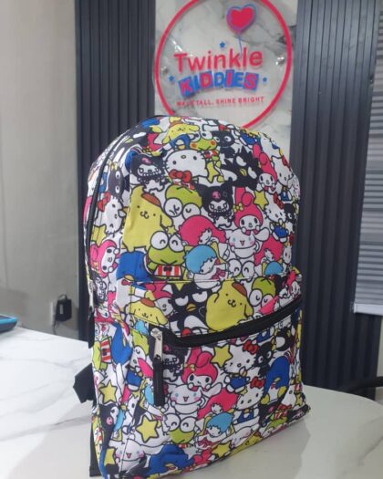 Big Multicolour Girls School Bag