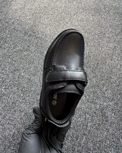 Style 8 Boys Half Covered School Shoe