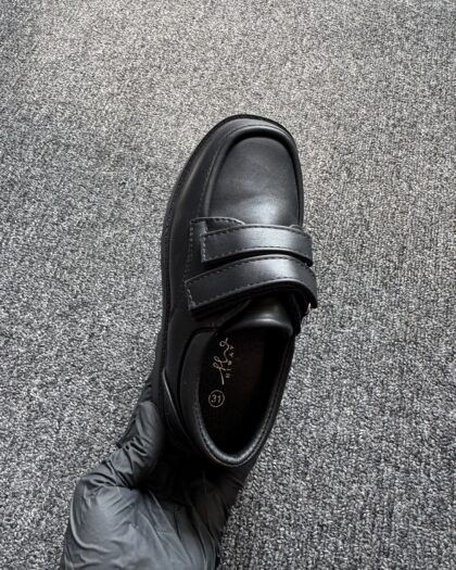 Style 7 Boys Half Covered School Shoe