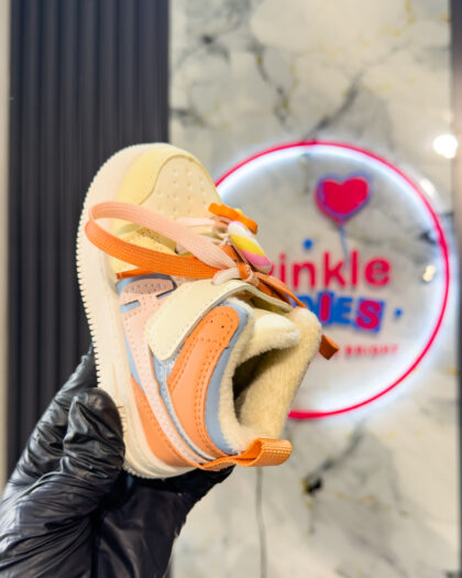 Toddler Orange Girls Sneakers