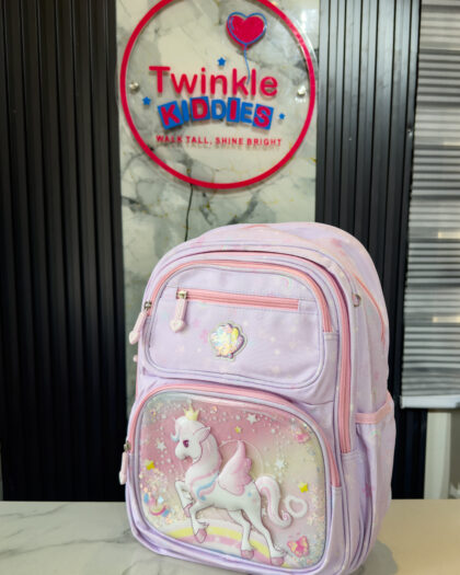 Big Light Pink Girls School Bag
