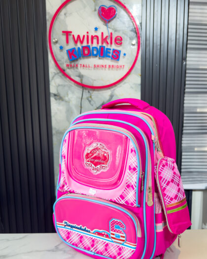 Big Pink Girls School Bag