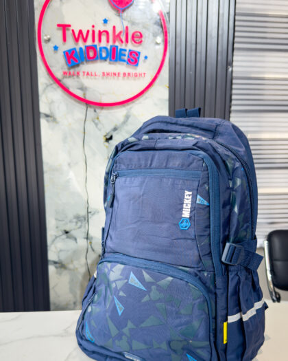 Big Dark Blue Boys School Bag