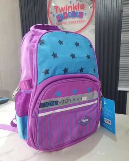 Big Purple & Blue Girls School Bag