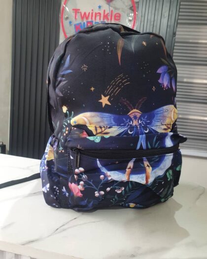 Big Multicolour Girls School Bag