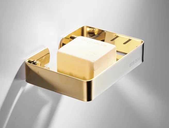 K03 Golden Soap Basket