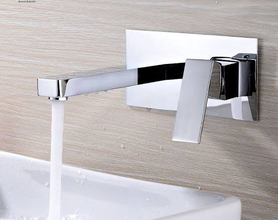 Concealed Stainless Basin Mixer Tap