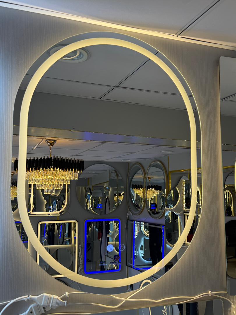 Body Motion Round 3-in-1 LED Bathroom Mirror