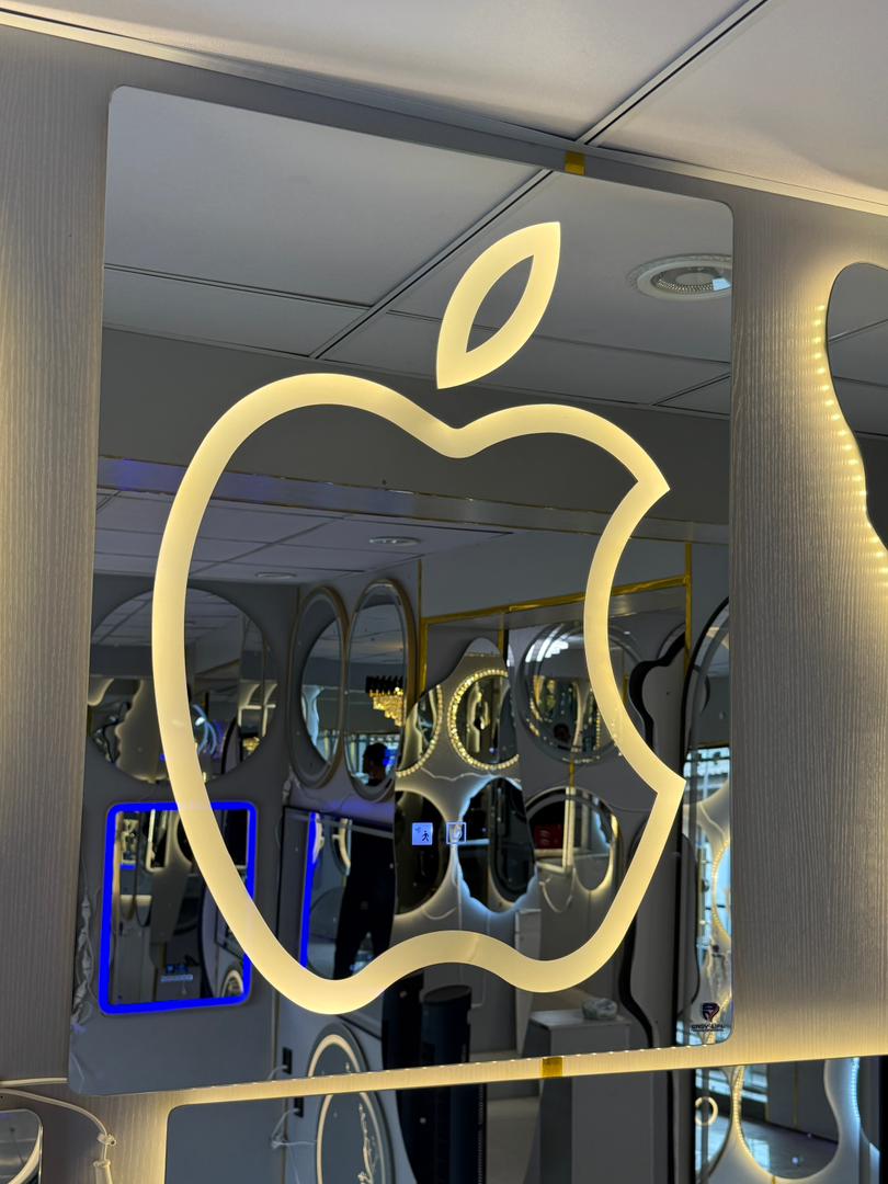 3-in-1 Apple Design LED Bathroom Mirror