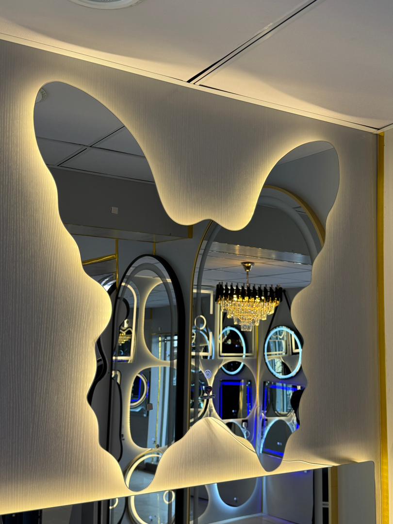 Butterfly Design 3-in-1 LED Bathroom Mirror