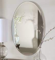 Oval Frameless Mirror - Image 2